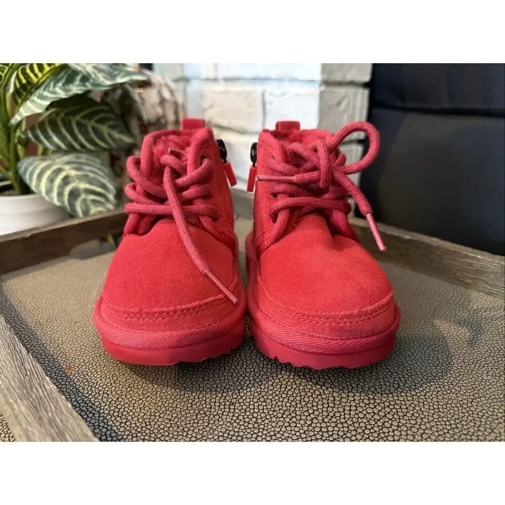 UGG Neumel II Boot Toddler 'Samba Red' 6C-toddler